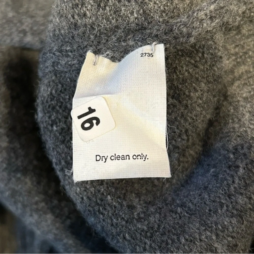 J.Crew Sweater Vest‎ Gray Lambswool Mens Large Minimalist Preppy Layer